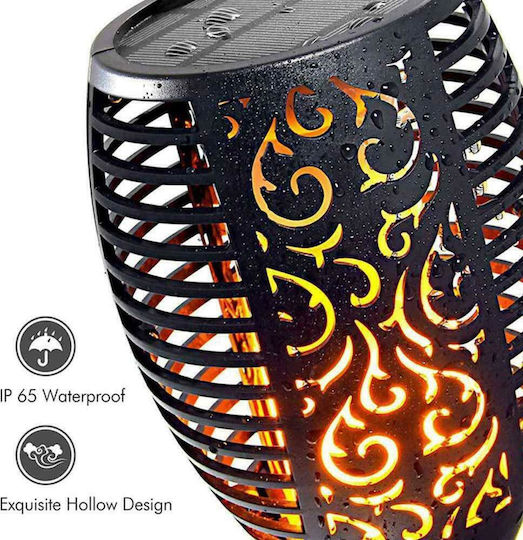 Spiked Solar Light Torch 0.88W with Warm White Light IP65