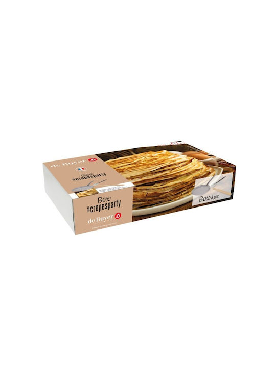 De Buyer Crepes Party Κρεπιέρα από Ανθρακούχο Χάλυβα 26cm
