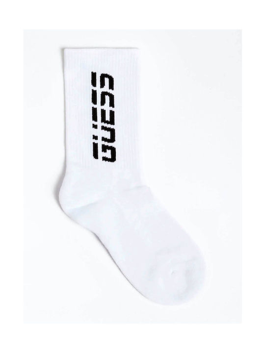 Guess Solid Color Socks White