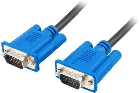 Lanberg VGA male to VGA male Black 1.8m Cable (CA-VGAC-10CU-0018-BK)