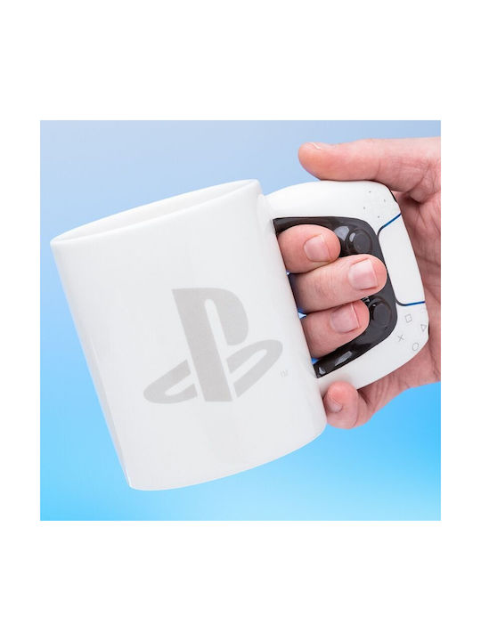 Paladone Playstation Shaped Mug Ceramic White