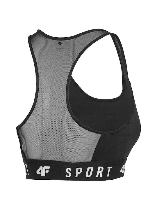 4F Women's Sports Bra without Padding Black