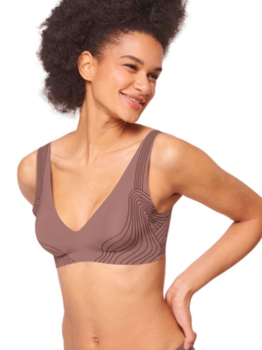 Zero Feel Women's Bra with Removable Padding Cacao