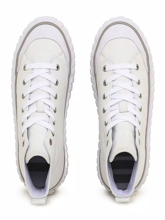 S-Hanami Flatforms Boots White