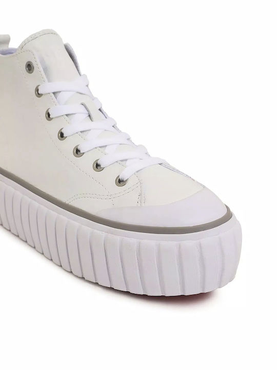 S-Hanami Flatforms Boots White