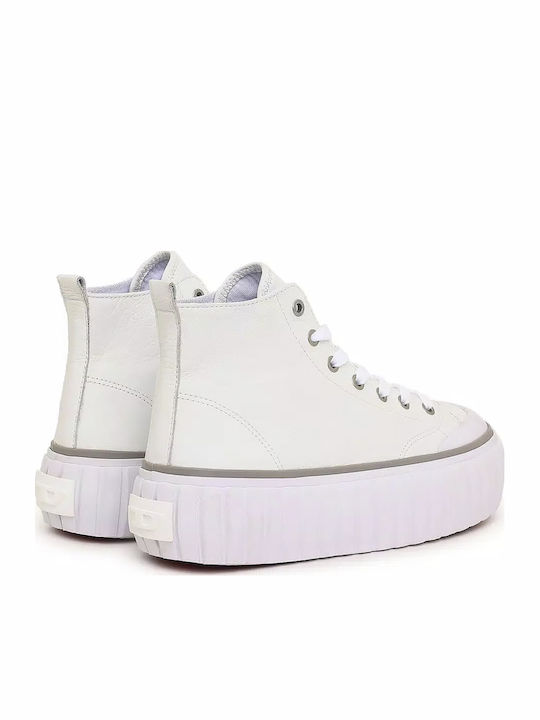 S-Hanami Flatforms Boots White