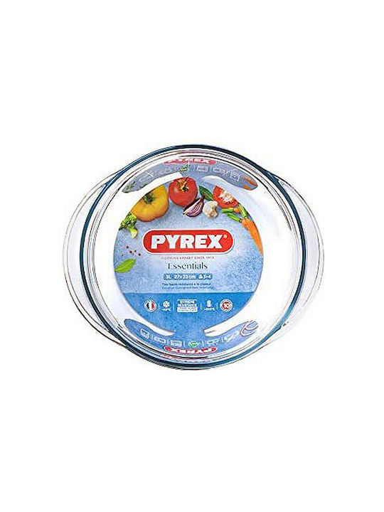 Pyrex Dutch Oven Oval mit Glasdeckel 29x23cm 1Stück