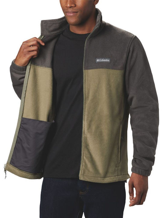 Steens Mountain Men's Fleece Cardigan Green