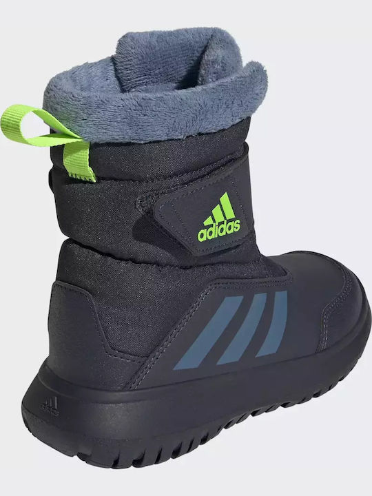 Winterplay Kids Snow Boots with Velcro Navy Blue