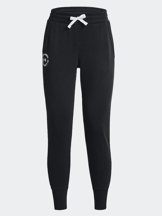 Rival Crest Pantaloni de Trening cu elastic Fleece Negru