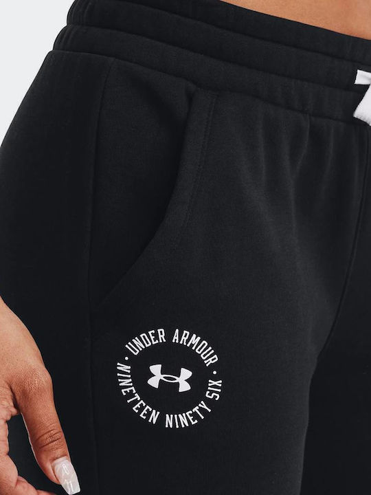 Rival Crest Pantaloni de Trening cu elastic Fleece Negru
