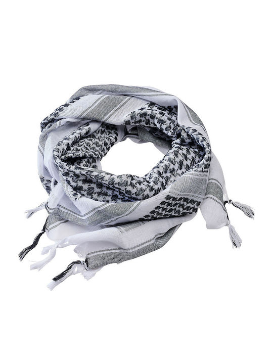Shemag Men's Foulard White / Black