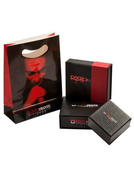 Rosso Amante Маншетни копчета от Inox в Черно цвят