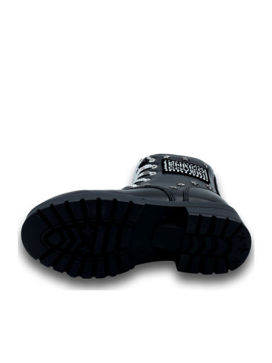 Kinderstiefel mit Reißverschluss Schwarz