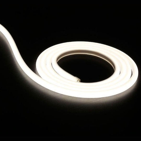Țeavă luminată Neon Flex 600 Becuri 12V Verde cu Programe 5m IP65