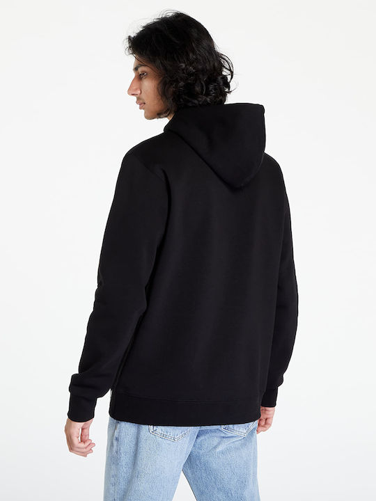 Horsefeathers Leader Men's Sweatshirt with Hood and Pockets Black