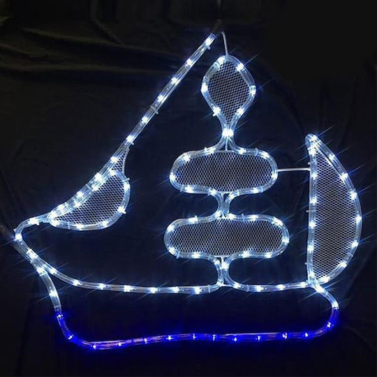 Eurolamp De Crăciun Tub de lumină în Formă Expediere Transparent 60x51x51cm.