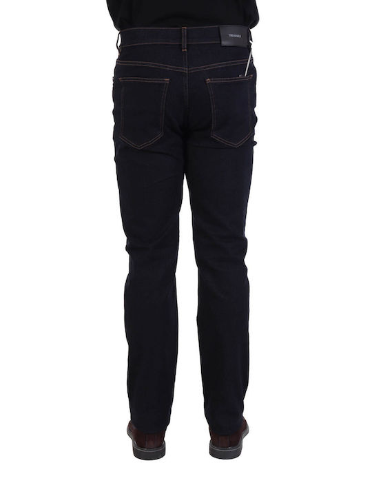 Trussardi Men's Jeans Pants in Regular Fit Navy Blue