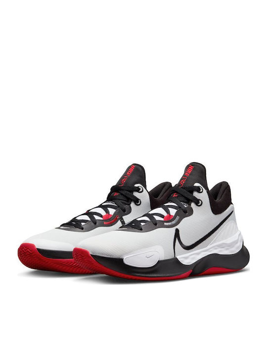 Renew Elevate III Low Basketball Shoes White / Black / Pure Platinum