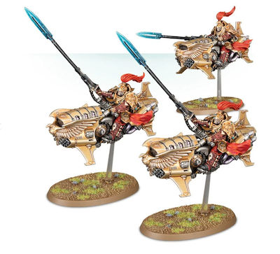 Games Workshop Warhammer 40.000: Adeptus Custodes: Vertus Praetors Unbemalte Figuren 99120108078