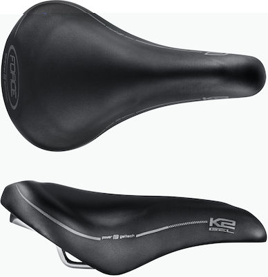 Force K2 Gel Schwarz Fahrradsattel MTB