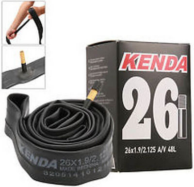 Kenda 15262125122AV1 Bicycle Tyre Inner Tube 26" x 1.9/2.125 A/V 48mm Heavy Duty