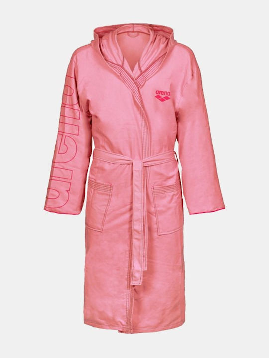 Arena Zeal Plus Jr 005309-300 Kids Swimming Bathrobe Pink