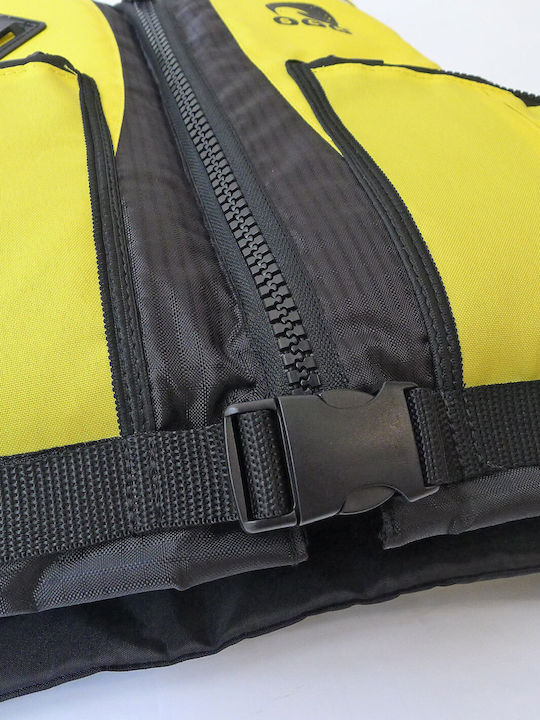 SCK Adults Life Jacket for Water Sports Yellow