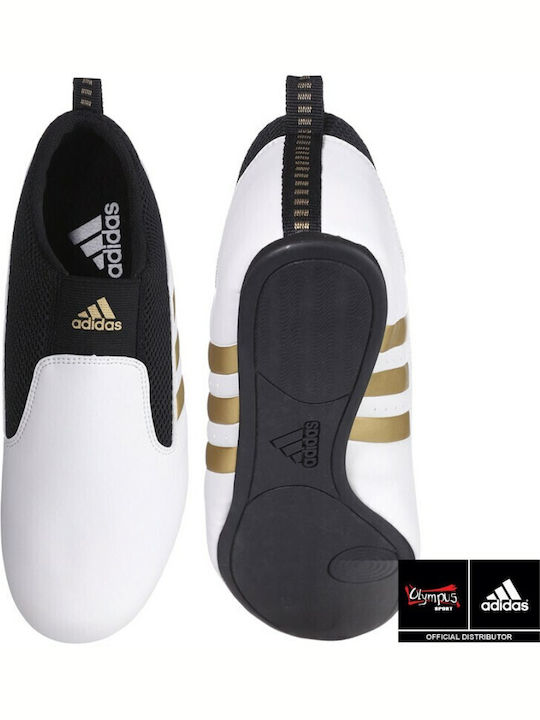 adidas The Contestant Pantofi de arte marțiale Taekwondo White/Gold