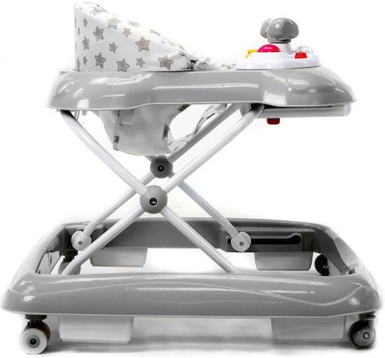 Asalvo Stars Baby Walker with Music Gray