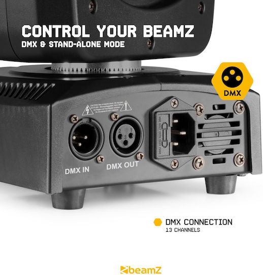BeamZPro Φωτορυθμικό Beam LED DMX με Ρομποτική Κεφαλή Panther 85 RGBW