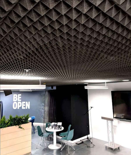 Alphacoustic Isolfon SE.PY Sound Absorbing Sheet (1pcs) in Design Pyramid 100cm x 50cm x 40mm