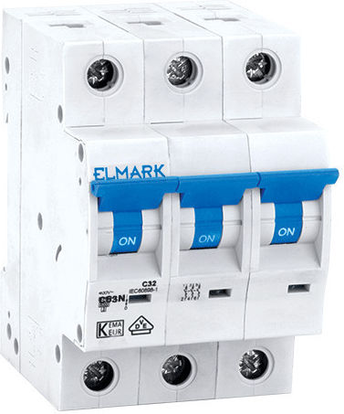 Elmark Automatic Circuit Breaker 25A Triple-pole AC 41325C