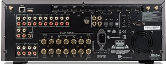 Arcam AVR31 Усилвател Home Cinema 4K/8K 7 Канала с HDR и Dolby Atmos Черен