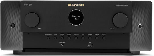 Marantz Cinema 50 Home Cinema Amplifier 4K/8K 9 Channels 110W/8Ω 150W/6Ω with HDR and Dolby Atmos Black