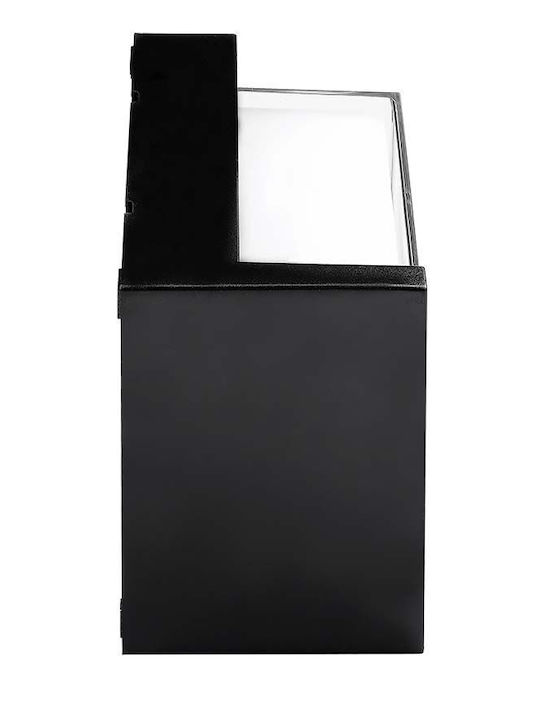 V-TAC Επιτοίχια Εξωτερική Πλαφονιέρα LED IP65 12W με Φυσικό Λευκό Φως 16x16x10εκ.