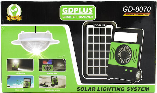 GDPLUS Ηλιακός Προβολέας LED 3.5W RGBW