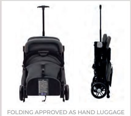 Asalvo Kubic Kinderwagen Geeignet für Neugeborene Rosa