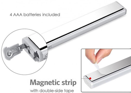 Dekton LED Light Linear for Cabinets with Battery Powered and Photocell 1pcs