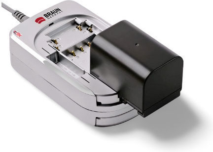 Braun Phototechnik Double Battery Charger Compatible with JVC