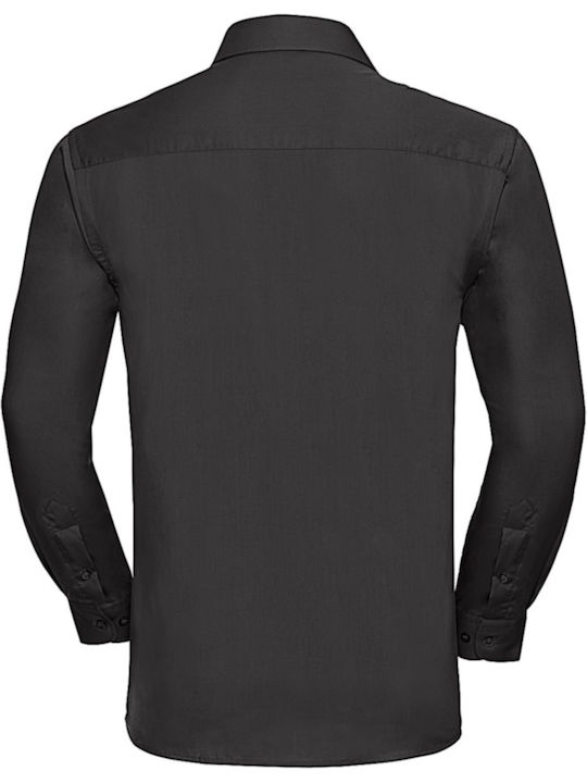 Russell Athletic Men's Shirt Long Sleeve Black