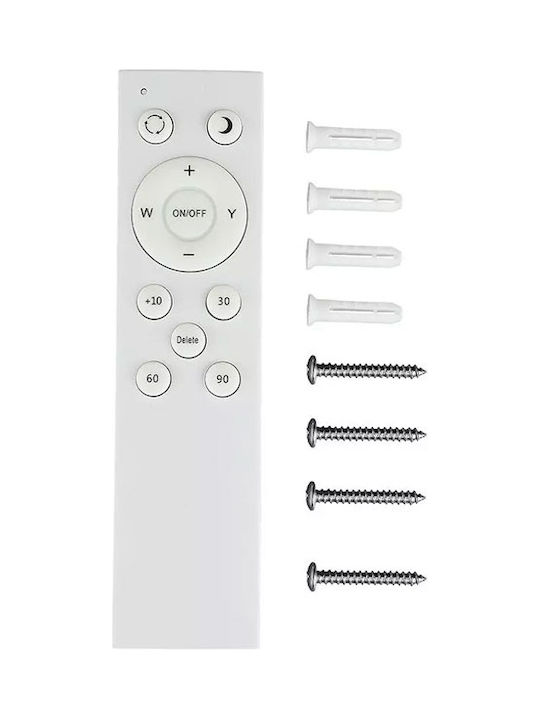 V-TAC Στρογγυλό Εξωτερικό LED Panel 30W με Ρυθμιζόμενο Λευκό Φως 49.4εκ.