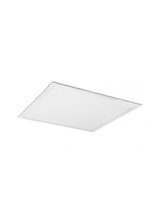 Adeleq Square Recessed LED Panel 42W with Cool White Light 60x60cm