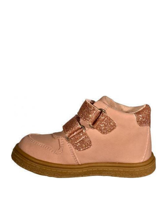 Ghete Copii cu Velcro Roz