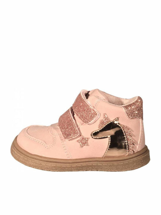 Ghete Copii cu Velcro Roz