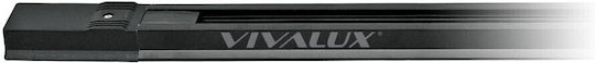 Vivalux Ράγα Στερέωσης για Φωτιστικά Μαύρη VIV004069