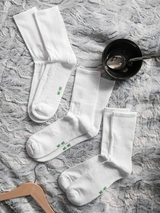 ME-WE 2-3500-2 Athletic Socks White