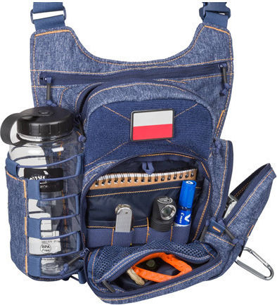 Helikon Tex Edc Side Bag Military Pouch Shoulderbags Black/Grey