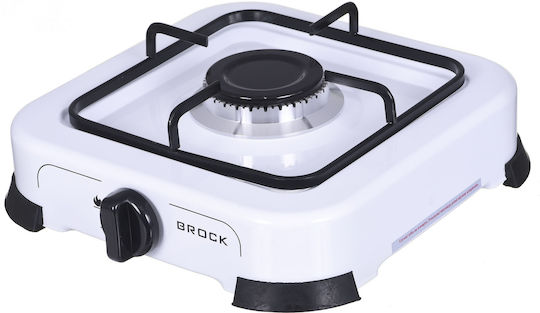 Brock GS 001 W Επιτραπέζια Εστία Υγραερίου Μονή Λευκή