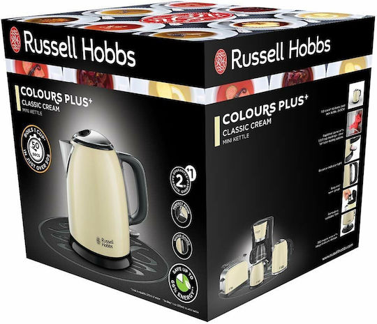 Russell Hobbs Plus Kettle 1lt 2400W Beige
